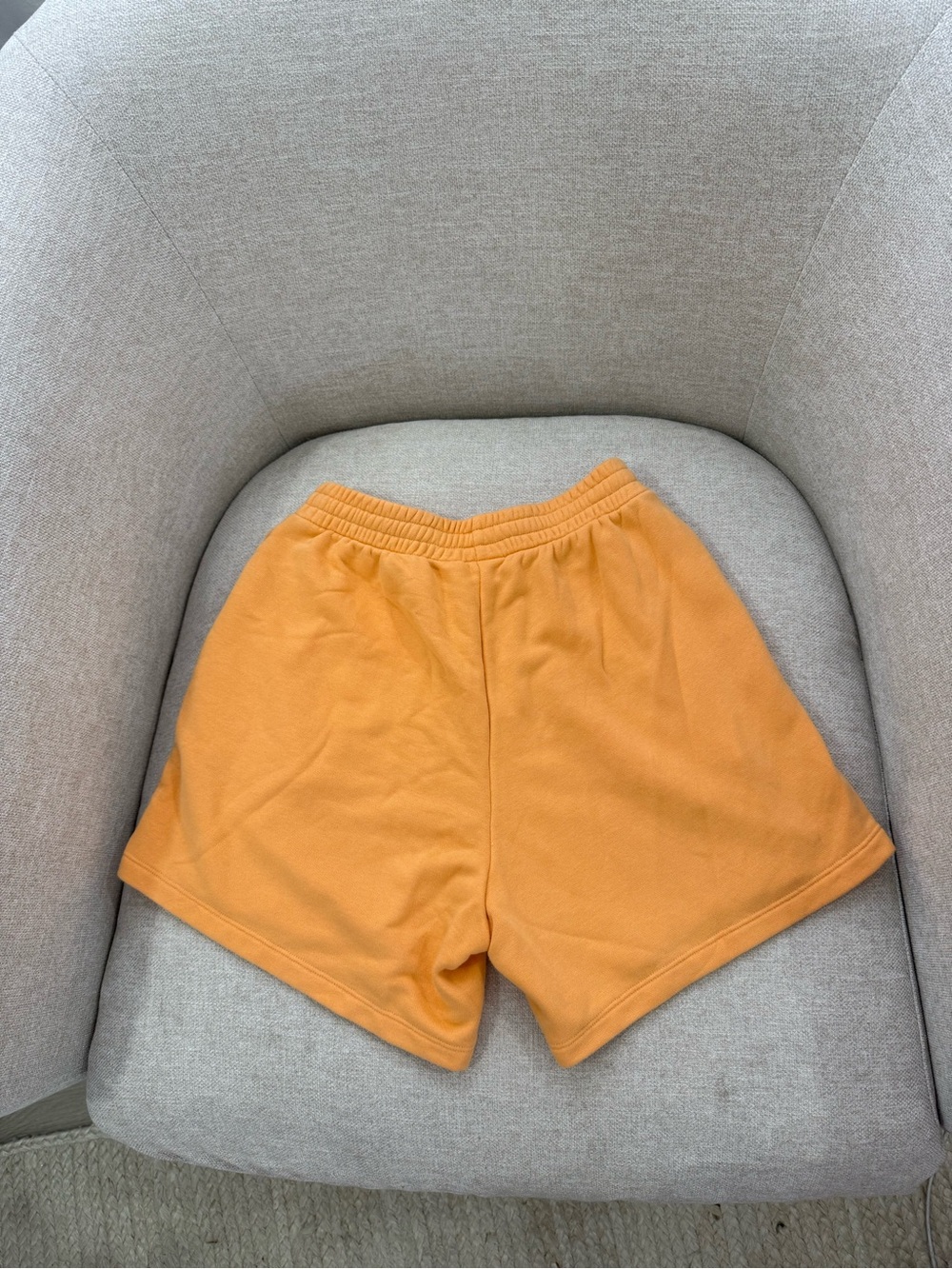 NWOT Adidas Originals Cropped Sweatshirt and Knit Sweatshorts in Creamsicle - Picture 3 of 7